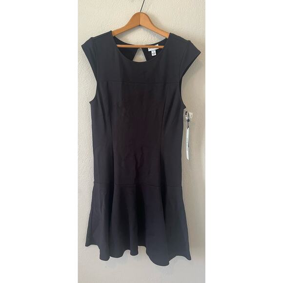 New with Tags Women's Kate Young Black cocktail party dress gold‎ zipper Size 12 - Picture 1 of 5